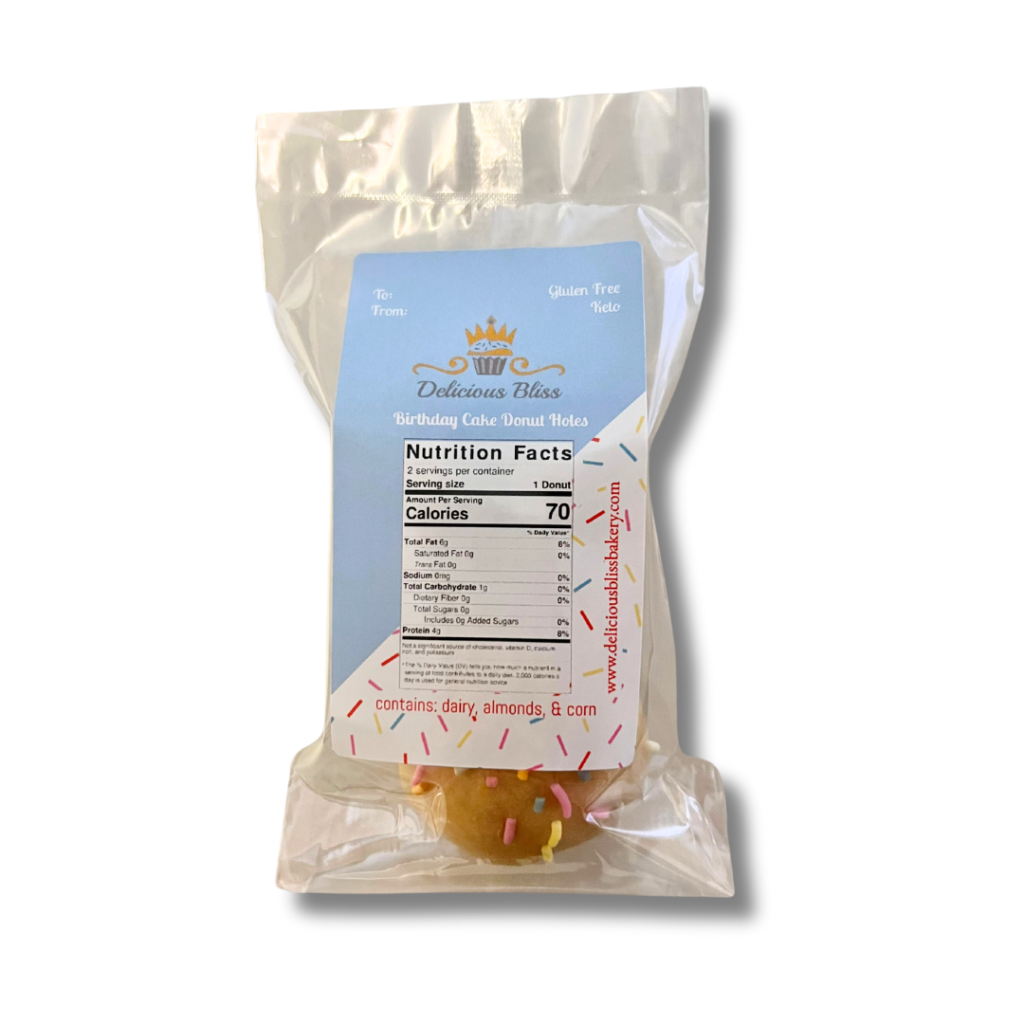 Donut Holes 2-pack (Gluten Free and Keto)